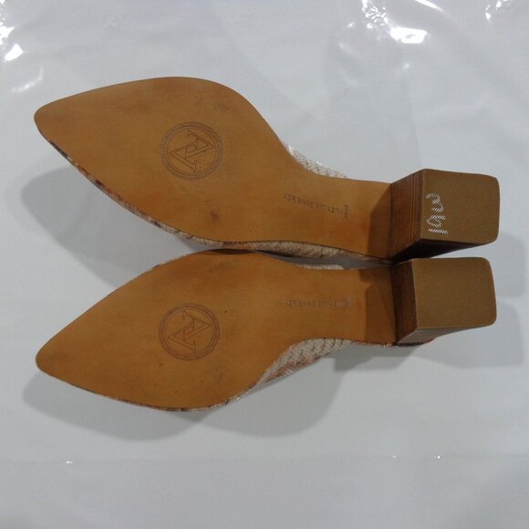 Adrienne Vittadini‎ NORIL Coral Multi Block Heel Mules MSRP $99 Womens Size 7.5M - Picture 7 of 7